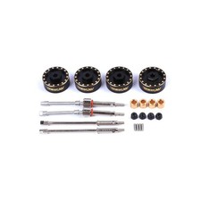 RCAWD 4pcs 9g Brass Hex Weights Extended 4mm Cvd Driveshaft for Axial 1-24 Sc... picture