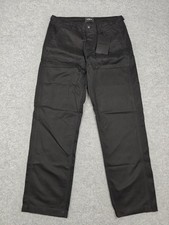 The Kooples Pants Mens 34x32 Black Patch Pocket Chino Cotton Workwear Utility picture