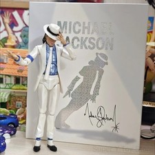 Michael Jackson Smooth Criminal Moonwalk Action Figure Movable Toy With Box picture