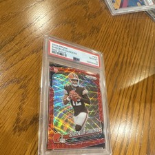 Shedeur Sanders Red Wave Prizm /149 (RC) PSA 10 picture