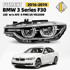 LED Headlight w/o AFS For 2016-2019 BMW 3 Series F30 320i 340i 330i Left Driver picture
