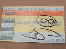 2000 Slipknot Signed Ticket Stub Corey, Sid, Jim, Paul-Tattoo the Earth Festival picture