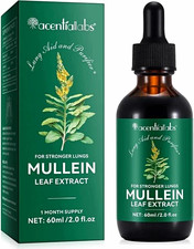 Acentiallabs Mullein Leaf Extract Drops Liquid 60ml/2 fl oz Oral Lungs picture