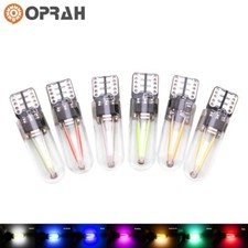 1-100x T10 Filament COB Car LED Side Light Bulbs 7 Color Light Chip Super Bright picture