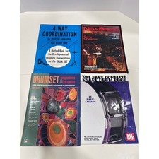 Drum Method Book Lot 4-Way Coordination New Breed Snare Drum Independence Black picture
