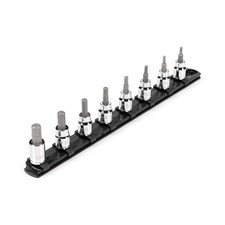 Tekton SHB91106 3/8 in Drive Hex Bit Socket Set, 8-Piece picture