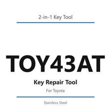 TOY43AT 2 in 1 Key Repair Tool for Toyota Stainless Steel Hand Tool picture