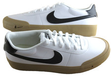Nike Men's Court Shot Tennis Lifestyle Shoes White Black Gum Bottom Size 9.5 picture