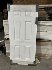 Exterior Solid Door, 6 Panel, Fiberglass 36