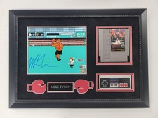 MIKE TYSON AUTOGRAPHED 8x10 PHOTO PUNCH-OUT BECKETT COA,  W  Game & CONTROLLER  picture