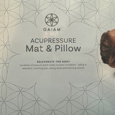 Gaiam Acupressure Mat & Pillow NEW Sealed Box picture