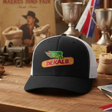 Vintage Dekalb Seed Hat EST 1912, Rare New Seed Corn Trucker Cap picture