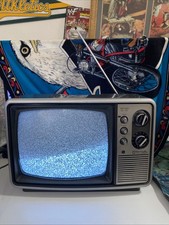 Panasonic Solid State TV TR-882 Drab Olive Green 1976 Vintage Retro Prop 70s picture