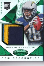2015 Panini Certified Melvin Gordon Rookie 3 Color Patch 3/5 - Chargers picture
