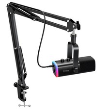 FIFINE AmpliGame AM8T XLR/USB Gaming Microphone Set, Dynamic PC Mic Black picture