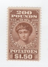 COLLECTIONS #3 stamp Potato Tax Mint LH Nice Revenue some duplication picture