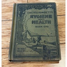 Hygiene and Health Book One Emerson & Betts Primer, Bobbs Merrill, 1928 HC VTG picture