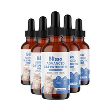 (5-Pack) Blisso Advanced Cat Probiotic Drops – Digestive Support Liquid Drops picture