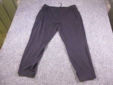 Lululemon Jogger Pants Mens 2XL Gray Knit Elastic Waist Zip Pocket Athletic Gym picture