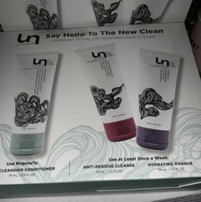 Say Hello To The New Clean UNwash Total Co-Washing Hair System 3-pack kit NIB picture