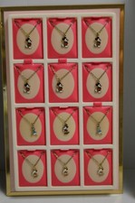 Vintage Disneyland Necklaces Display Box Resale MCM Mickey Minnie Donald Walt picture