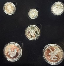 ⭐️2021-S Limited Edition .999% Pure Silver⭐️6-Coin Proof Set (Box and CoA)⭐️ picture