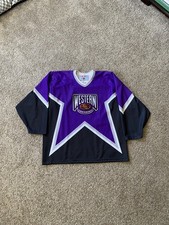 Vintage 1994 NHL All Star CCM Western Conference Jersey Purple Adult Size L picture