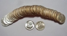 1 - 1946 - D  - ROOSEVELT  DIME - BU - MS - picture