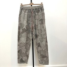 Dr. Collector's P61 Chinos Sage Green Pigment Dye Camo Patchwork Pants Medium picture