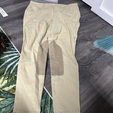 Ariat Women Heritage V3 Riding Pants Breeches Tan Show Equestrian Sz 30 Side Zip picture