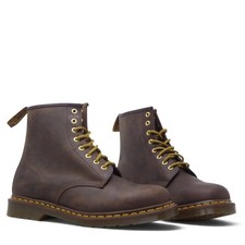 NEW Dr. Martens Mens 1460 Crazy Horse Leather 8-Eye Boots Brown Lace Up 10 picture