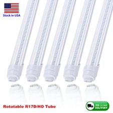 8' 2 Pin LED Tube Light, Rotatable R17D/HO 8FT F96T12 T8 Fluorescent Replacement picture