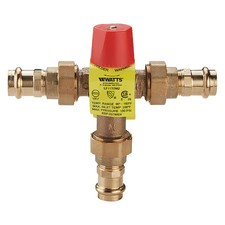 Watts 1/2 Lf1170m2-Ut-Press Mixing Valve, 0.5 To 23 Gpm, 1/2