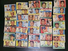 1955 Topps Starter Lot- 35 Different Cards - W/ Jim Owens and Ferris Fain picture