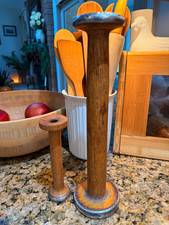 Vintage Dixon’s England Wooden Textile Mill Bobbin – Industrial Spools picture