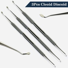 3Pcs Dental Cleoid Discoid Excavator & Carver Restoration Cavity Carious Removal picture