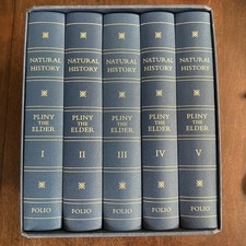 Pliny the Elder Natural History Vol I-V Illustrated Slipcase 2012 Folio Society picture