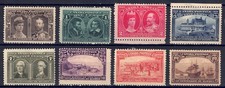 Canada Scott #96-103* mint hinged Quebec Tercentenary set complete Cats. $978.00 picture