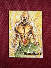 Elementals 2 Perna Studios sketch card Alcione Silva 1/1 picture