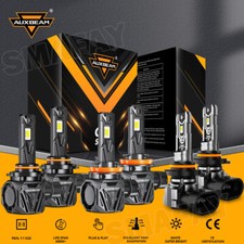 AUXBEAM Q40 Series 9005 H11 9145 LED Headlights High Low Fog Light White CANBUS picture