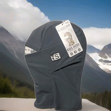 Blackstrap Kids Hood Hinged Mouth Helmet Friendly Balaclava Gray One Size picture