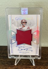 Brock Purdy 2025 Flawless Star Swatch Signatures 5/20 Patch Auto Nice Card picture