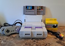 SNES Console + Super Mario World & All Stars Bundle - Super Nintendo Guaranteed picture