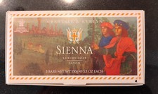 Vintage Crabtree & Evelyn SIENNA Luxury Soap Set 3 Bars 150g 5.3oz New Rare picture