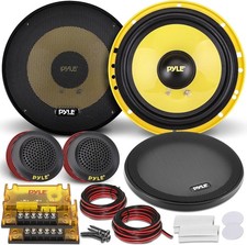 Pyle 6.5” 2-Way Car Speaker System 400W, Butyl Surround, PLG6C picture