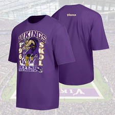 New  Minnesota Vikings Disney x Champion Purple Thor All-Star T-Shirt picture