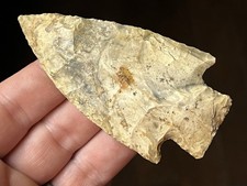 EXCEPTIONAL MISSOURI ETLEY POINT ARROWHEAD AUTHENTIC INDIAN ARTIFACT BG picture