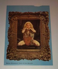 🔥 VINTAGE 1950s BETTY BROSMER JEM OF THE MONTH CENTERFOLD - DOUBLE-SIDED JOYCE picture