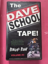 Rare The Dave School Tape Vol. 3 VHS Psycho Pump Art Asylum 2002 Animation Promo picture