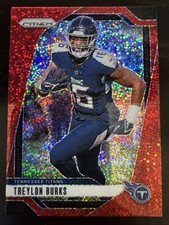 2024 Panini Prizm Treylon Burks Red Sparkle #281 Titans picture